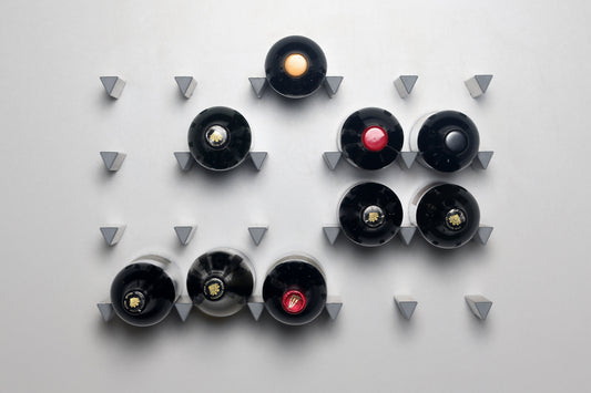 Wine Storage V Pins Silver | Cabinet Mount Display Holders