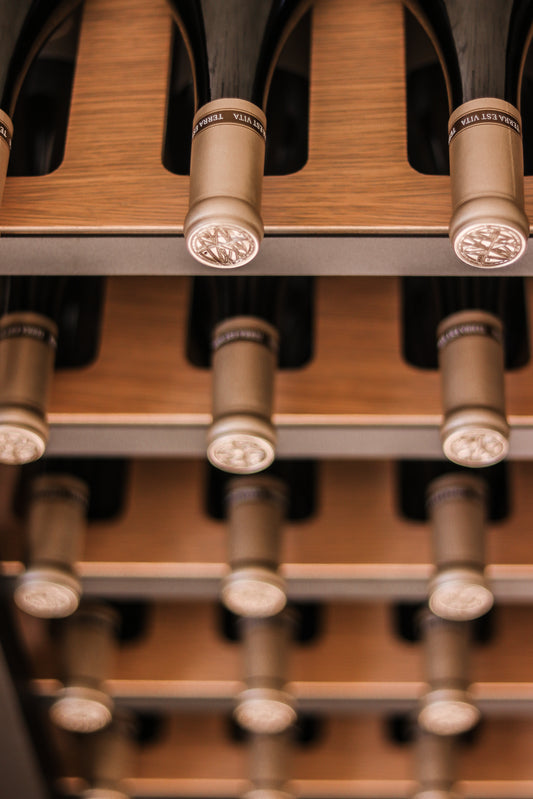 THE VENETO WINE RACK - 36 BOTTLES (SOLID OAK WOOD UPRIGHTS)