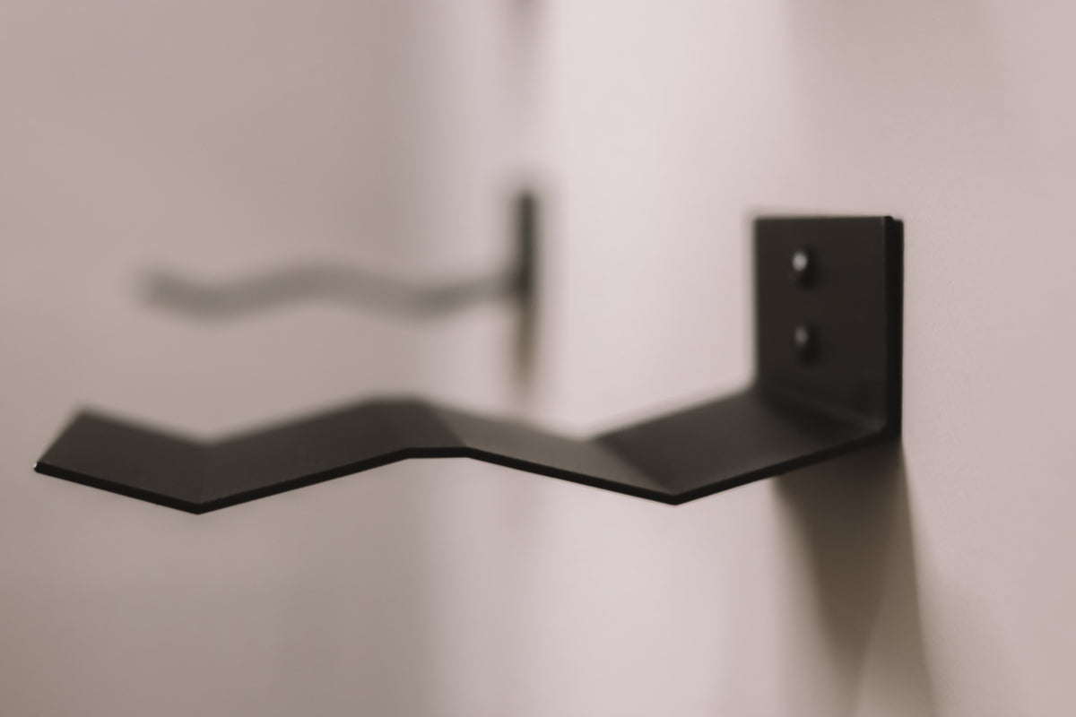 Wine Cradle Max Wall Mount | 2 Bottle Display Black - 10 Pack