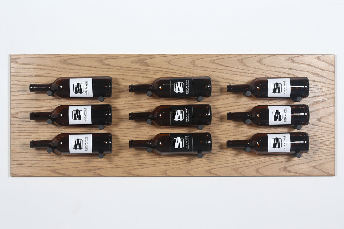 Wine Display Pins Black | Label Facing Wall Mount Holders