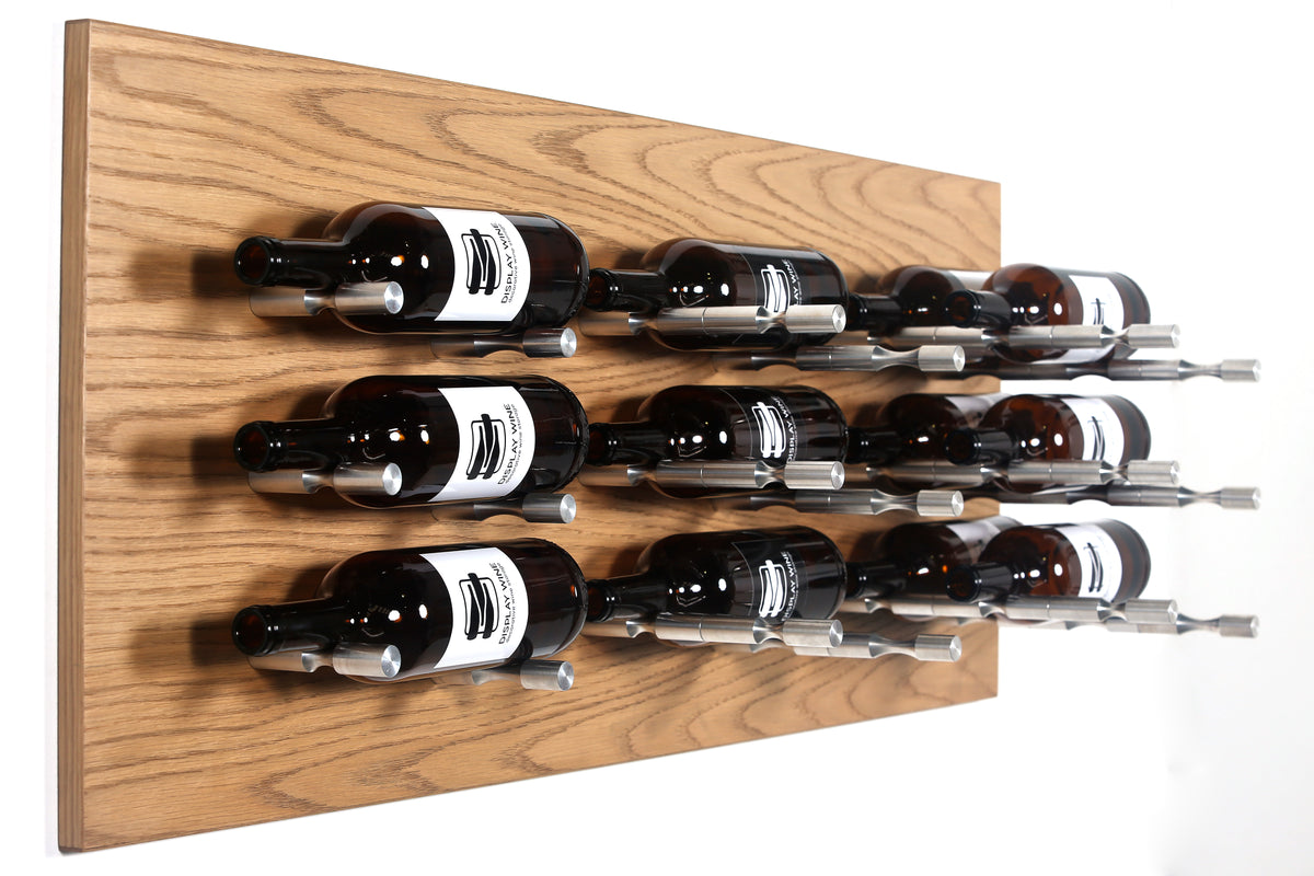 Wine Display Pins Silver | Label Facing Wall Mount Holders