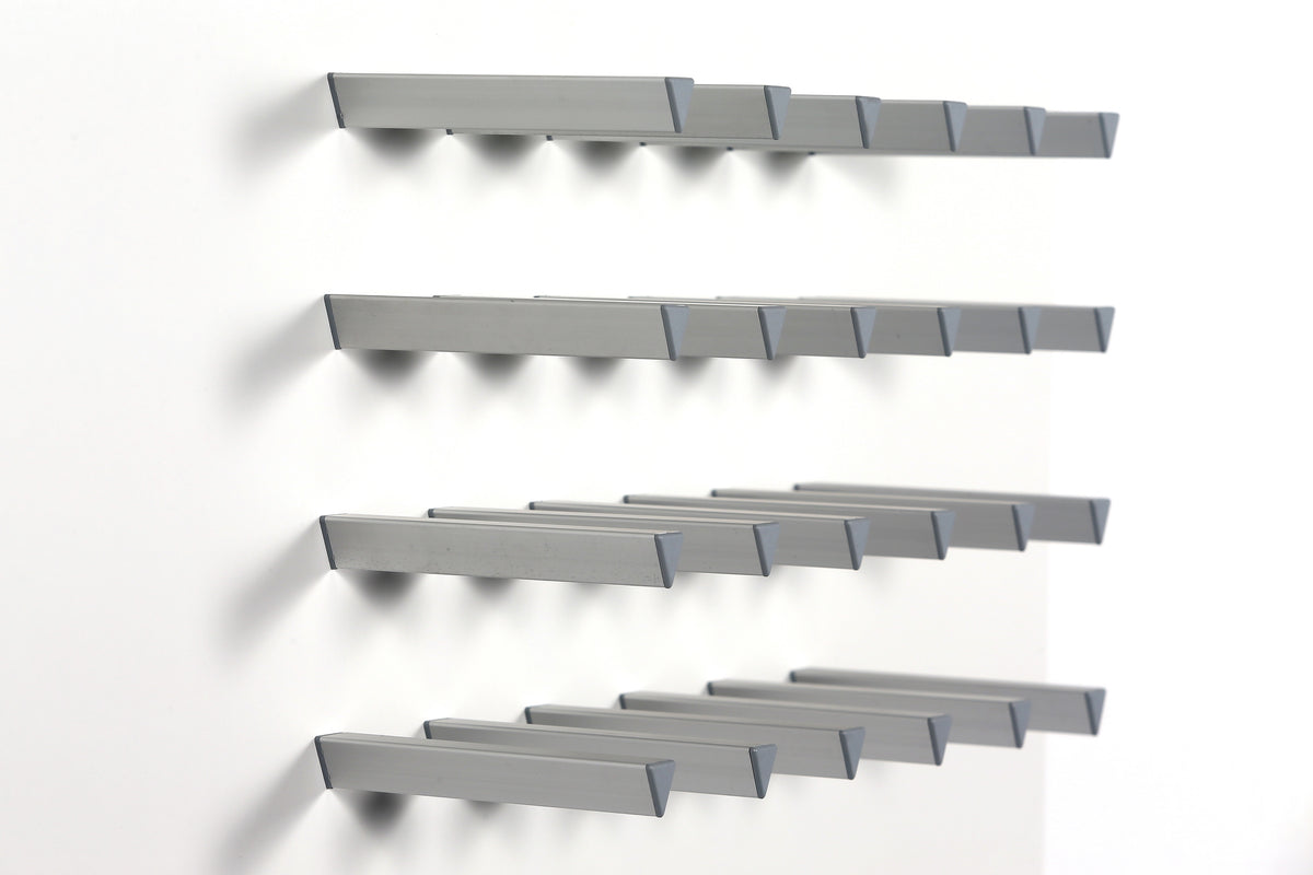 Wine Storage V Pins Silver | Cabinet Mount Display Holders