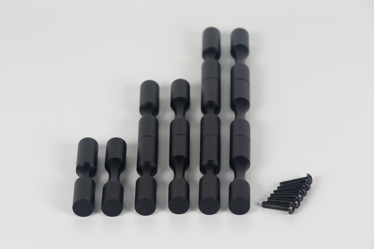 Wine Display Pins Black | Label Facing Wall Mount Holders